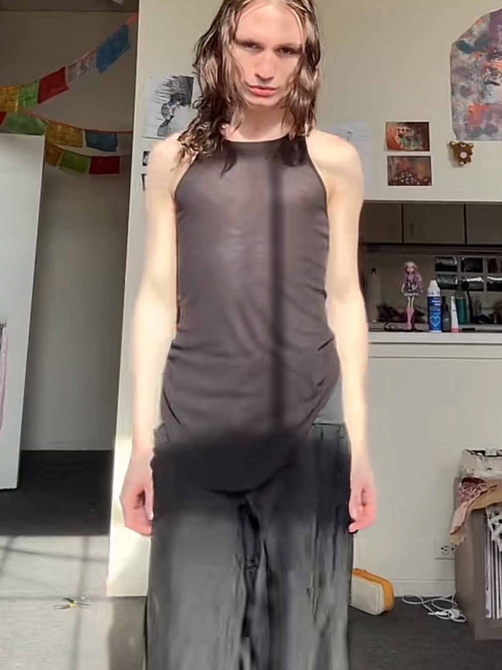 Rick Owens Basic Rib Tank - Picture 2 of 8